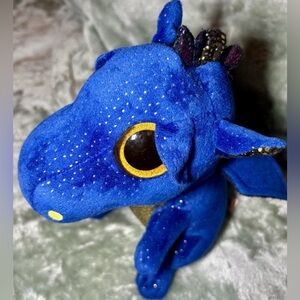 Ty Saffire Blue and Gray Plush